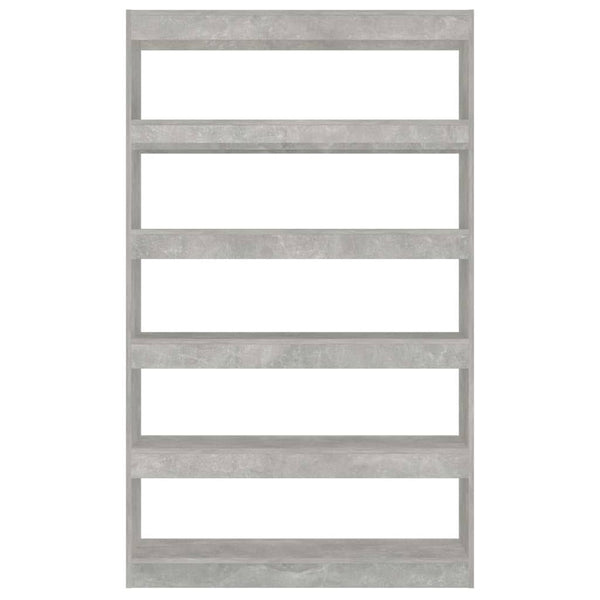 Vidaxl Book Cabinet/Room Divider Concrete Grey 100X30x166 Cm Bookshelves