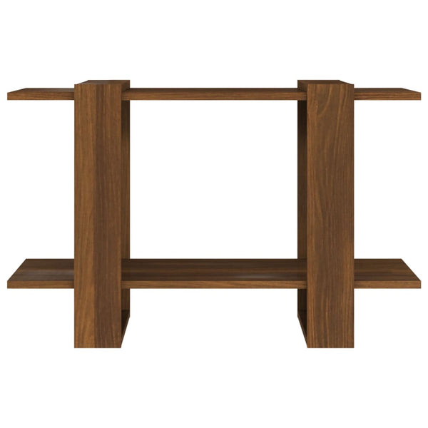 Book Cabinet/Room Divider Brown Oak 80X30x51 Cm Bookshelves