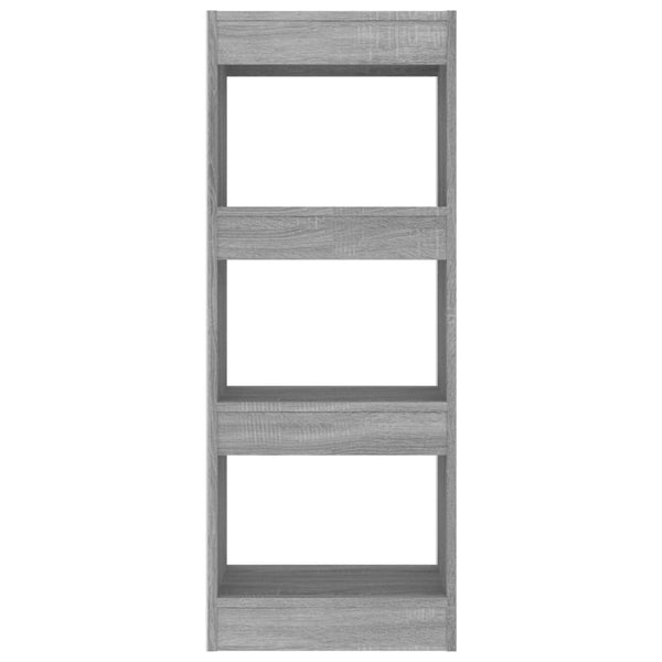 Book Cabinet/Room Divider Grey Sonoma 40X30x103 Cm Engineered Wood Bookshelves