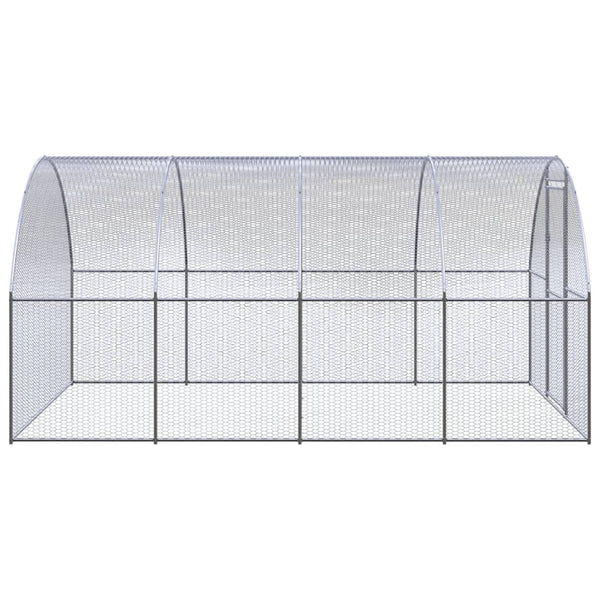 Outdoor Chicken Coop 3X4x2 M Galvanised Steel Small Animal Cages & Hutches