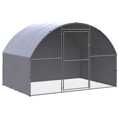 Outdoor Chicken Coop 3X2x2 M Galvanised Steel Small Animal Cages & Hutches