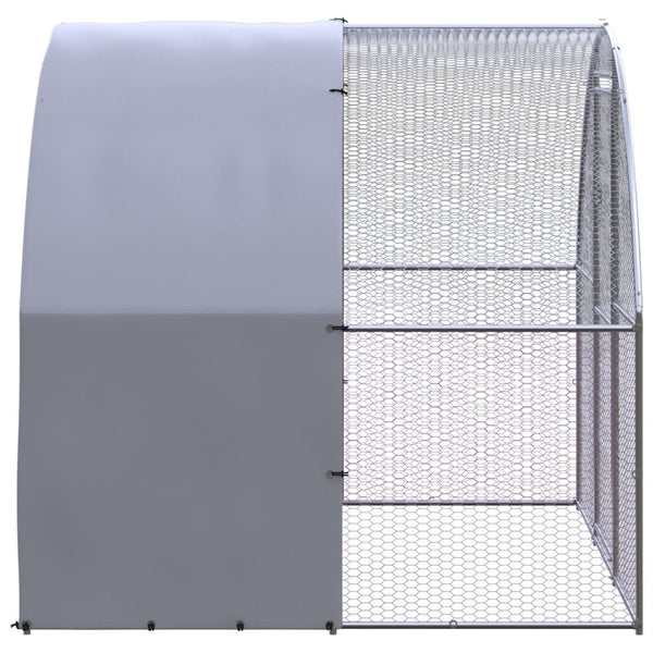 Outdoor Chicken Coop 3X2x2 M Galvanised Steel Small Animal Cages & Hutches