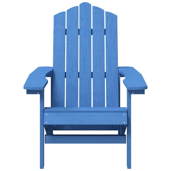 Garden Adirondack Chairs With Table Hdpe Aqua Blue Patio Chairs