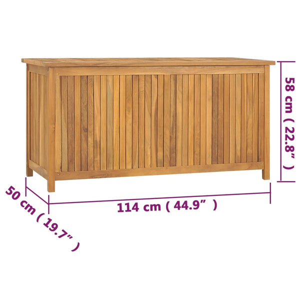 Garden Box 114X50x58 Cm Solid Wood Teak Raised Garden Beds