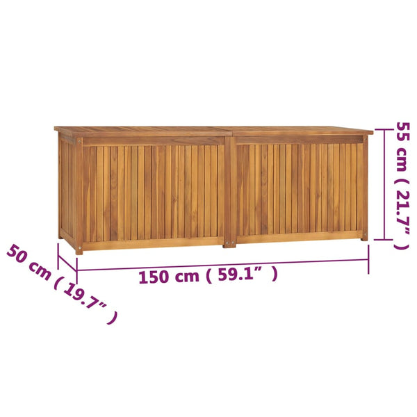 Garden Box 150X50x55 Cm Solid Wood Teak Raised Garden Beds