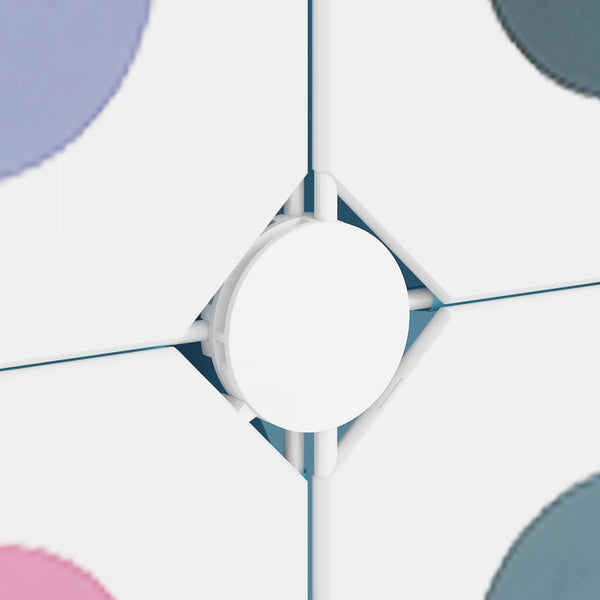 Cube Storage Cabinet For Kids With 15 Cubes Blue Pp Storage Units