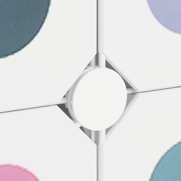 Cube Storage Cabinet For Kids With 10 Cubes White Pp Storage Units