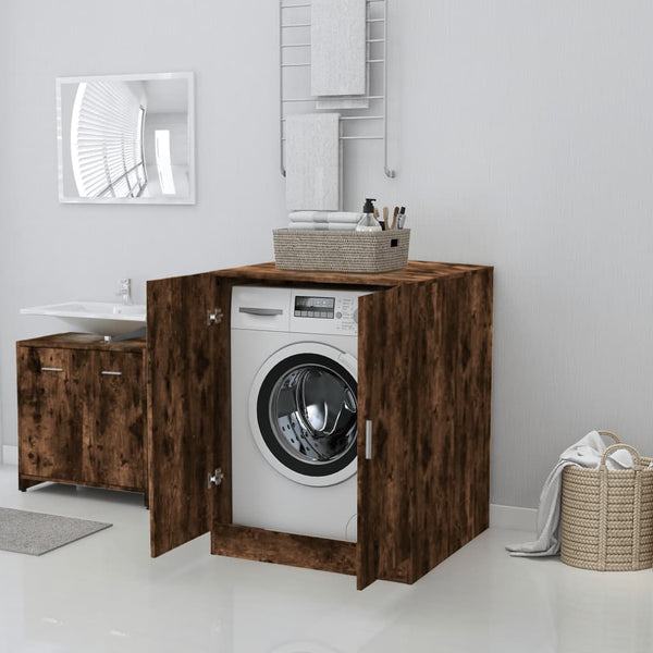 Washing Machine Cabinet Smoked Oak 71X71.5X91.5Cm Cabinets & Cupboards