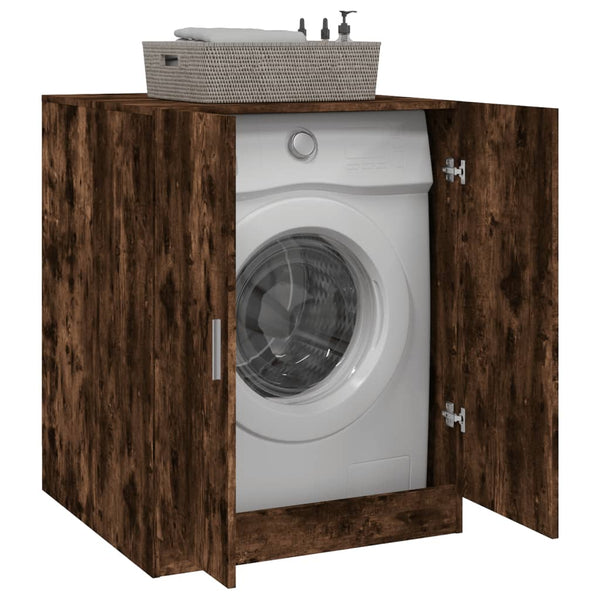 Washing Machine Cabinet Smoked Oak 71X71.5X91.5Cm Cabinets & Cupboards