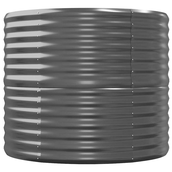 Vidaxl Garden Raised Bed Galvanised Steel 152X80x68 Cm Anthracite Raised Garden Beds