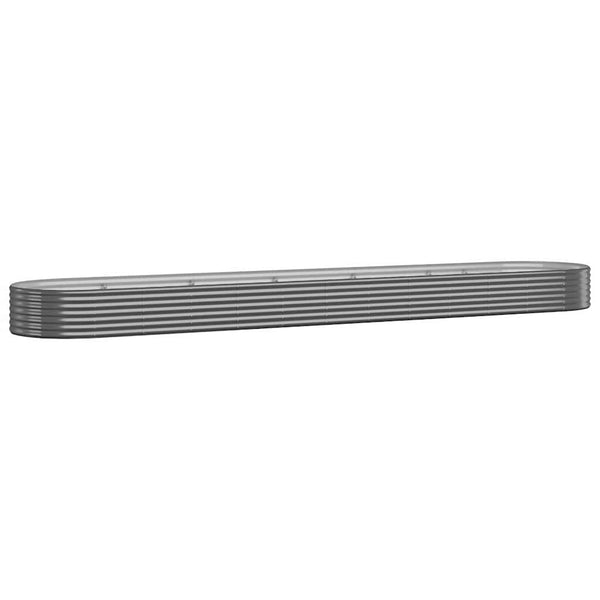 Vidaxl Garden Raised Bed Galvanised Steel 240X80x45 Cm Green Raised Garden Beds