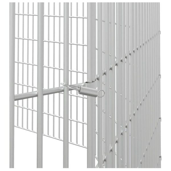 Free Range Animal Enclosure 10 Panel 54X60 Cm Galvanised Iron Small Animal Cages & Hutches