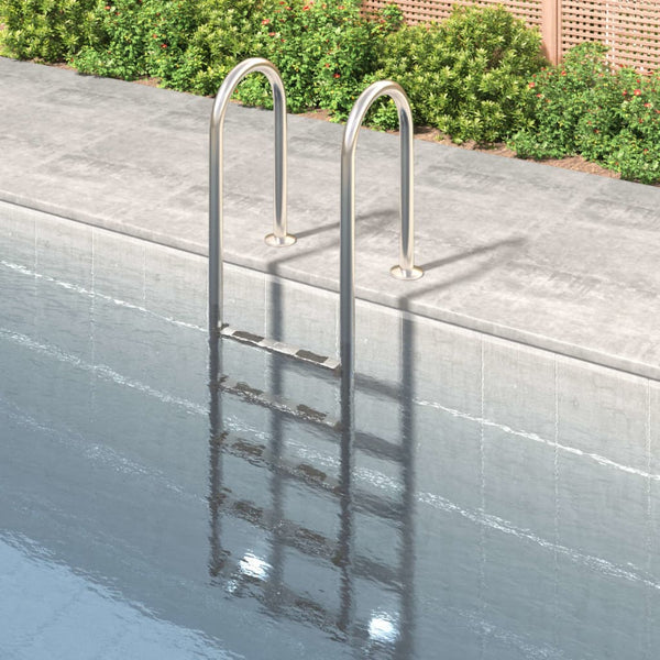 Pool Ladder 54X38x211 Cm 304 Stainless Steel Pool Ladders & Steps