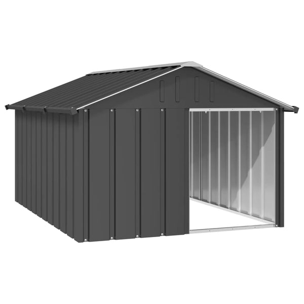Dog House Anthracite Galvanised Steel Dog Kennels