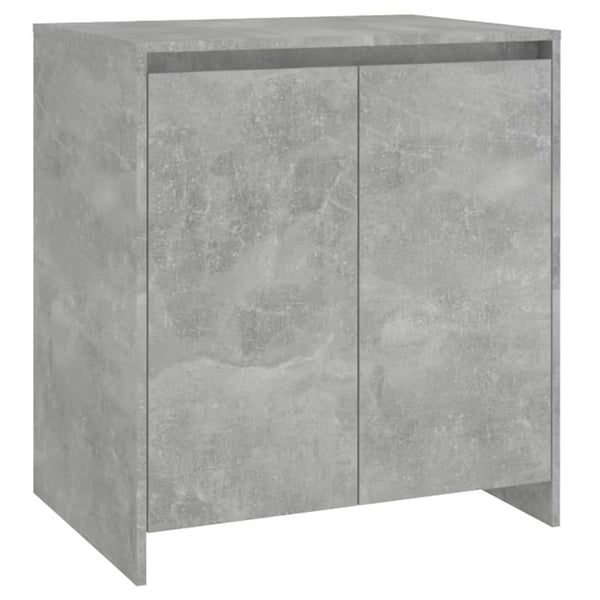 2 Piece Sideboard Concrete Grey Engineered Wood Sideboards & Buffets