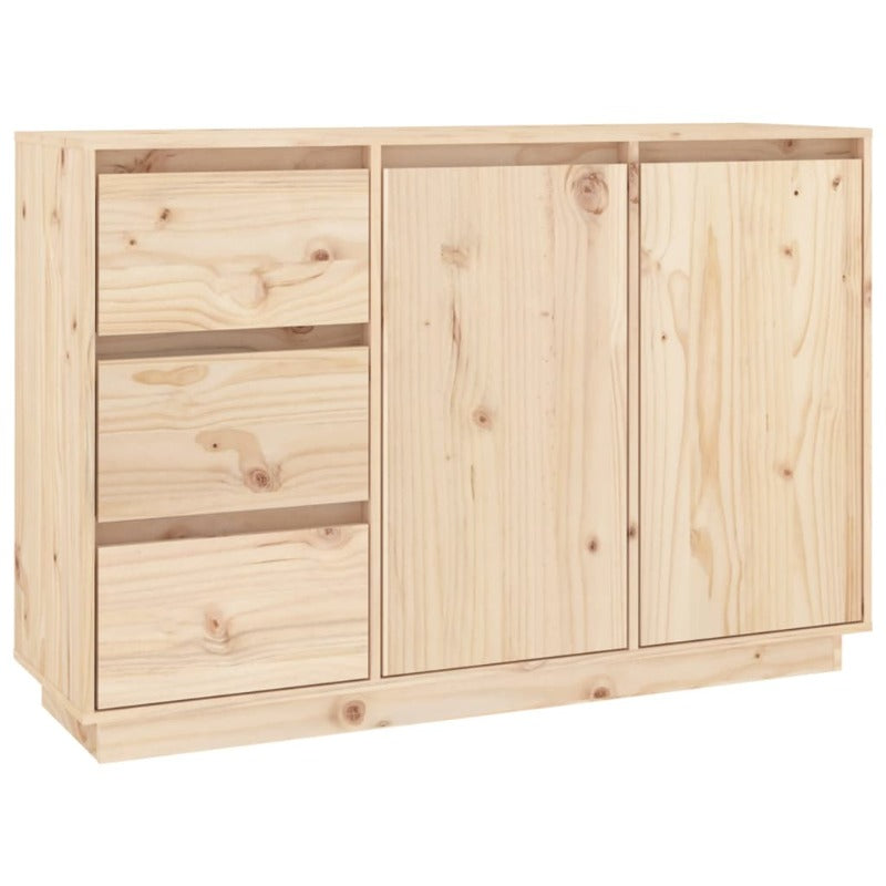 Sideboard 111X34x75 Cm Solid Wood Pine