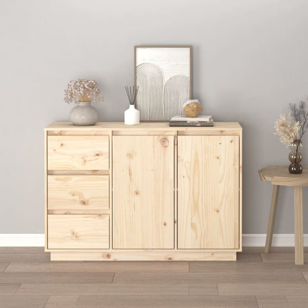 Sideboards & Buffets Sideboard 111X34x75 Cm Solid Wood Pine