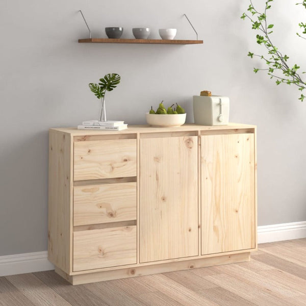 Sideboards & Buffets Sideboard 111X34x75 Cm Solid Wood Pine