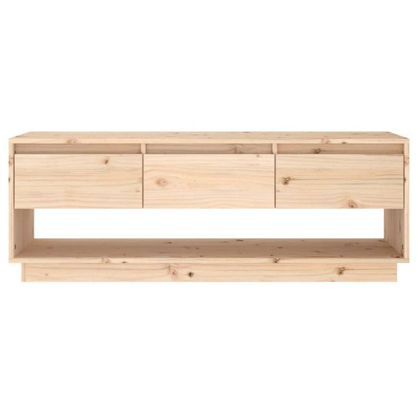 Vidaxl Tv Cabinet 110.5X34x40 Cm Solid Wood Pine Tv Stands & Entertainment Units