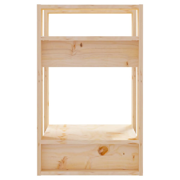 Vidaxl Book Cabinet/Room Divider 41X35x57 Cm Solid Wood Pine Screens & Room Dividers