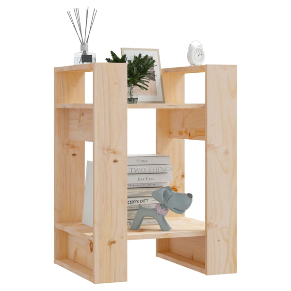Vidaxl Book Cabinet/Room Divider 41X35x57 Cm Solid Wood Pine Screens & Room Dividers