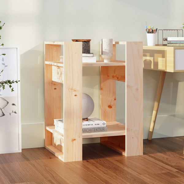 Vidaxl Book Cabinet/Room Divider 41X35x57 Cm Solid Wood Pine Screens & Room Dividers