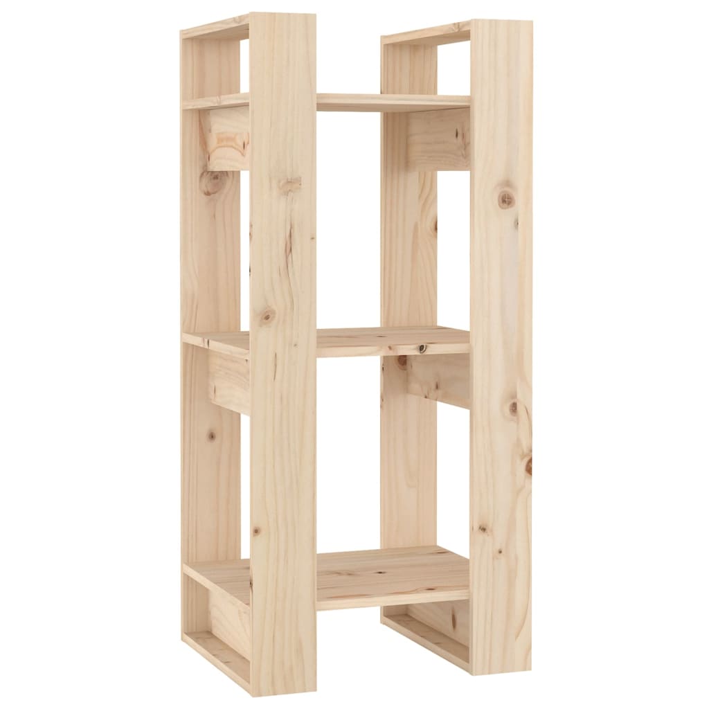 Book Cabinet/Room Divider 41X35x91 Cm Solid Wood Pine Bookshelves