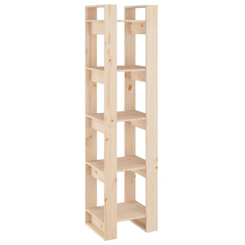 Book Cabinet/Room Divider 41X35x160 Cm Solid Wood Pine