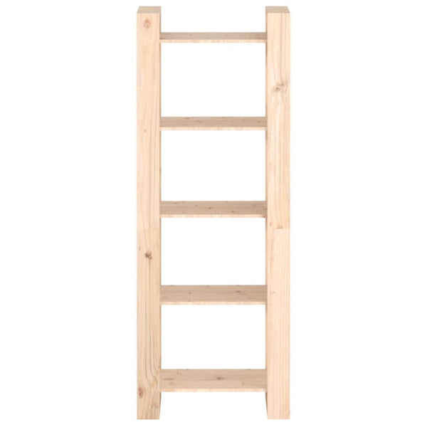 Vidaxl Book Cabinet/Room Divider 60X35x160 Cm Solid Wood Screens & Room Dividers