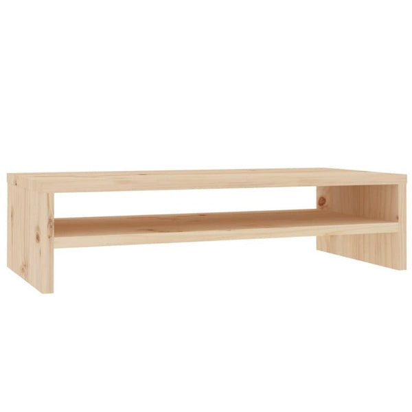 Monitor Stand 50X24x13 Cm Solid Wood Pine