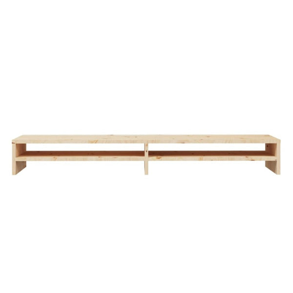 Monitor Stand 100X24x13 Cm Solid Wood Pine