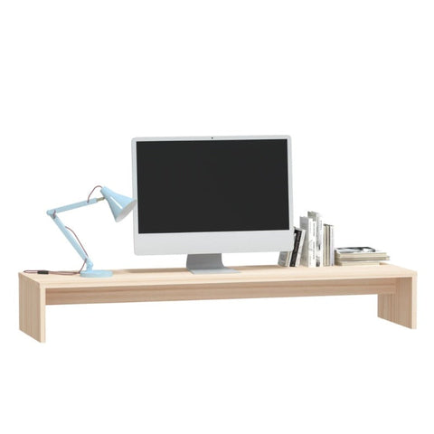 Monitor Stand 100X27x15 Cm Solid Wood Pine Tv Stands & Mounts