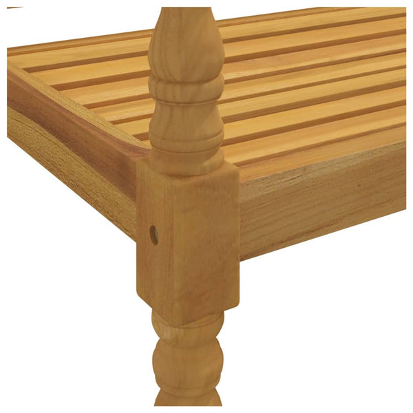 Batavia Bench 150 Cm Solid Wood Teak Patio Benches