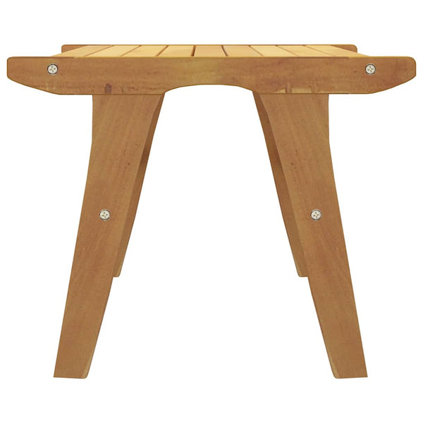 Solid Teak Wood Garden Chair With Detachable Footrest Patio Chairs