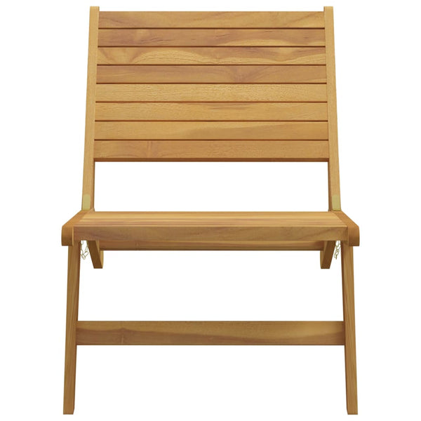 Garden Chair With Footrest Solid Wood Teak Patio Chairs