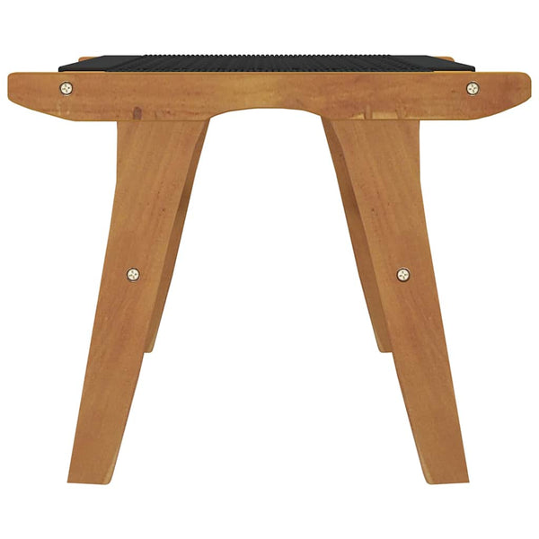 Solid Teak Garden Chair With Footrest Patio Chairs