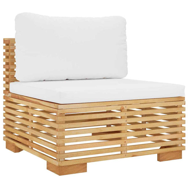 Vidaxl 4 Piece Garden Lounge Set With Cushions Solid Wood Teak Other Patio & Garden Furniture