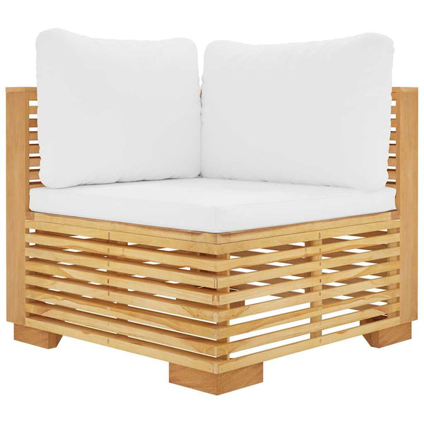 Vidaxl 4 Piece Garden Lounge Set With Cushions Solid Wood Teak Other Patio & Garden Furniture