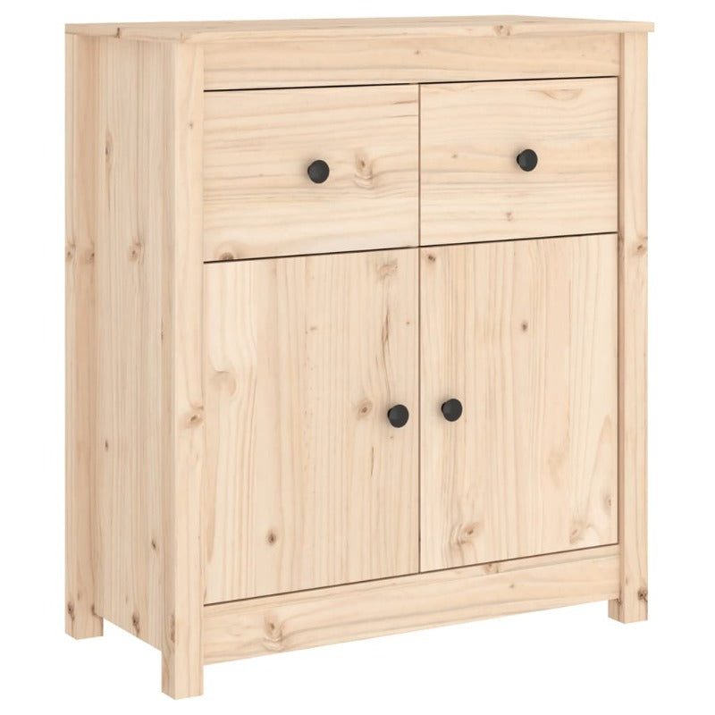 Sideboard 70X35x80 Cm Solid Wood Pine Sideboards & Buffets
