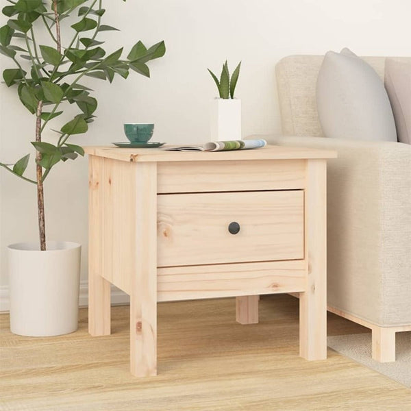 Vidaxl 2 Pcs 40X40x39 Cm Solid Wood Pine Side Tables
