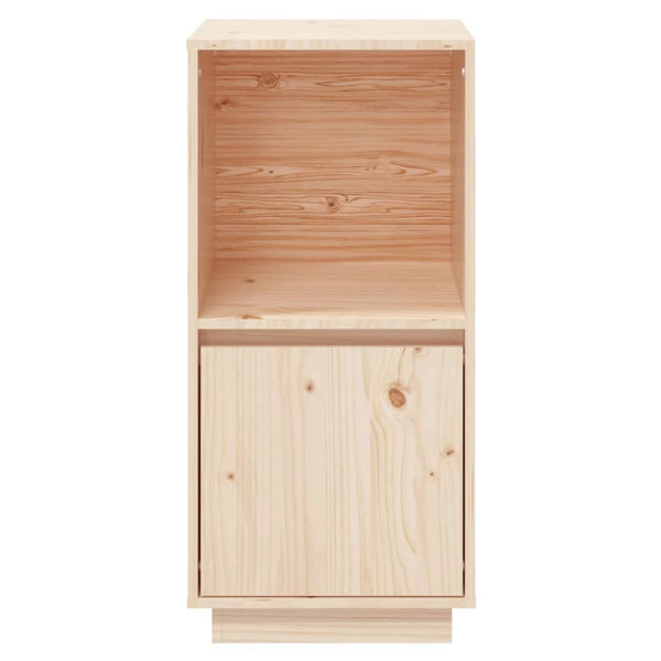 Sideboard 38X35x80 Cm Solid Wood Pine Sideboards & Buffets
