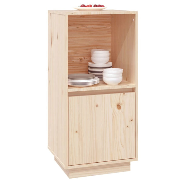Sideboard 38X35x80 Cm Solid Wood Pine Sideboards & Buffets