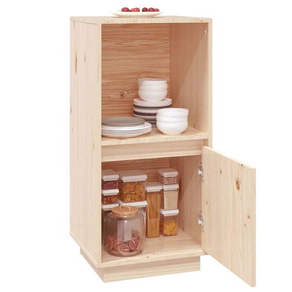 Sideboard 38X35x80 Cm Solid Wood Pine Sideboards & Buffets