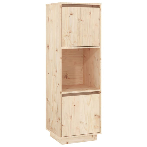 Vidaxl Highboard 38X35x117 Cm Solid Wood Pine Sideboards & Buffets