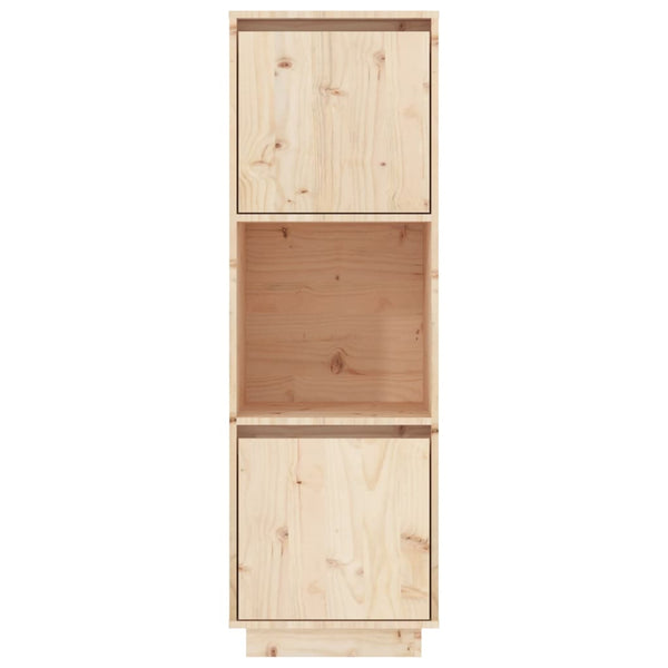 Vidaxl Highboard 38X35x117 Cm Solid Wood Pine Sideboards & Buffets