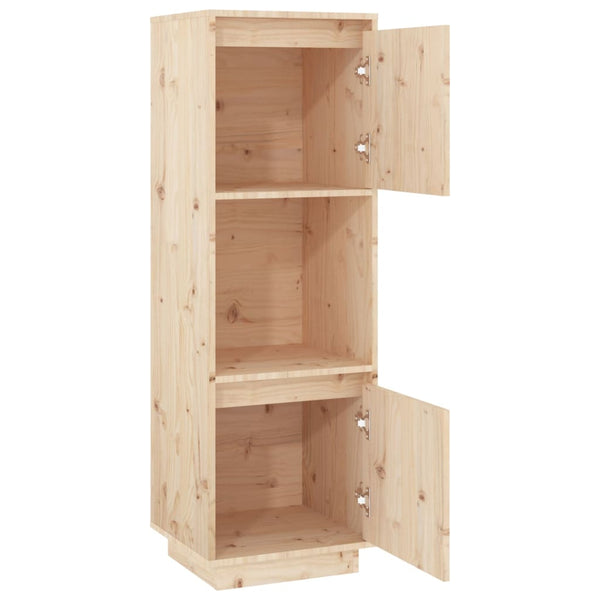 Vidaxl Highboard 38X35x117 Cm Solid Wood Pine Sideboards & Buffets