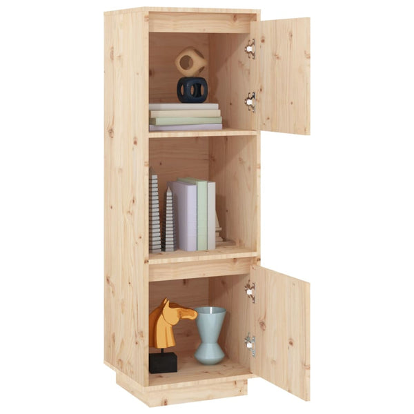 Vidaxl Highboard 38X35x117 Cm Solid Wood Pine Sideboards & Buffets