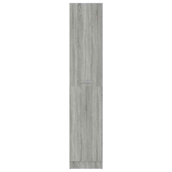 Apothecary Cabinet Grey Sonoma 30X42.5X150 Cm Engineered Wood