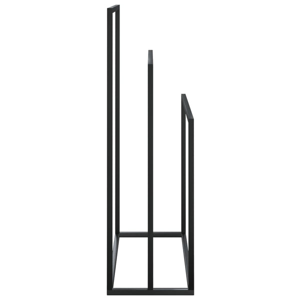 Freestanding Towel Rack Black 48X24x79 Cm Iron Towel Racks