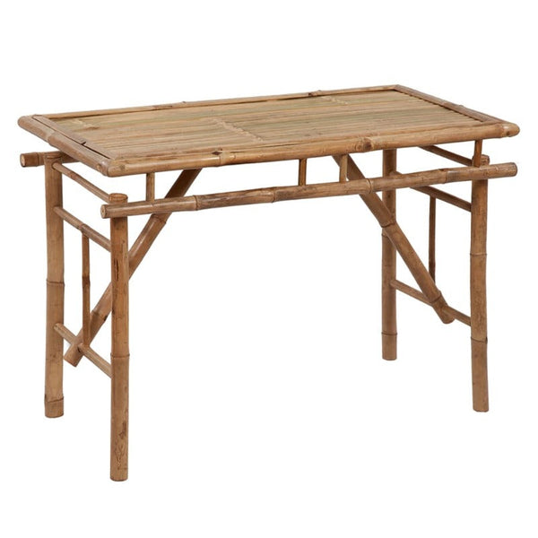 Vidaxl Folding Garden Table 115X50x75 Cm Bamboo Patio & Garden Tables